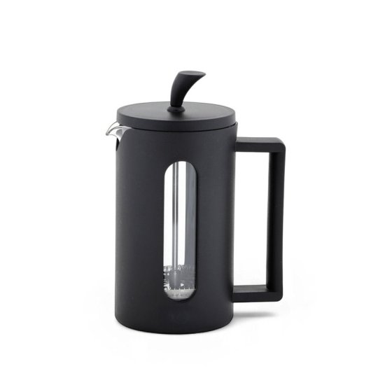 Cafetière à piston Any Morning Espresso 600 ml acier inoxydable verre noir
