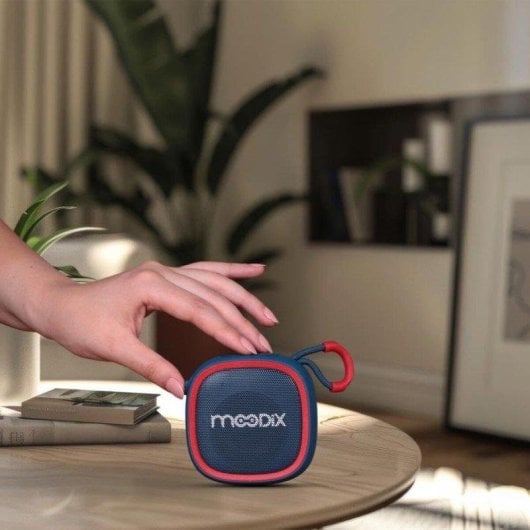 Altavoces Moodix Bluetooth Portátil 5W com Rádio FM e resistência extra