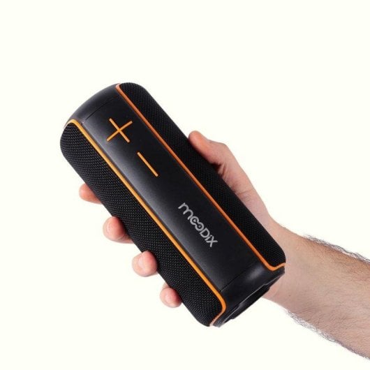 Altavoces Moodix Bluetooth Portátil 16W IPX7 estéreo com USB-C e microSD