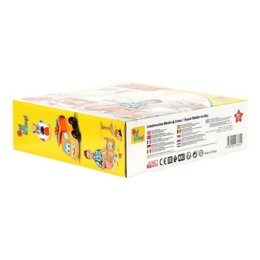 Jeu de construction Ogi Mogi Blocks & Crane 44 pièces plastique grue
