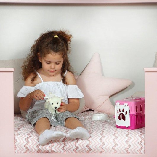 Peluche Ogi Mogi My Cute Dog Rose avec accessoires pour enfants