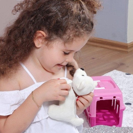 Peluche Ogi Mogi My Cute Dog Rose avec accessoires pour enfants