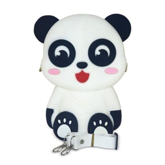 Sac bandoulière Ogi Mogi Panda silicone blanc 19,5x6x11 cm enfant