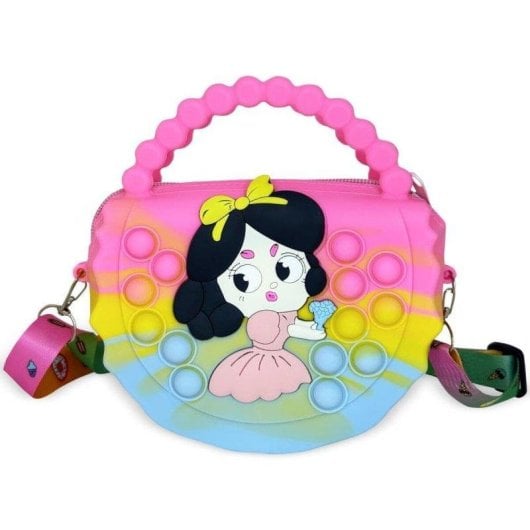 Sac bandoulière Ogi Mogi Princess silicone multicolore 15x11x4,5 cm