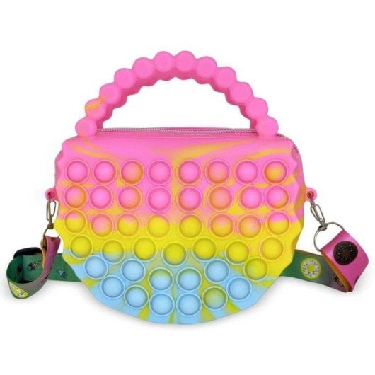 Sac bandoulière Ogi Mogi Princess silicone multicolore 15x11x4,5 cm
