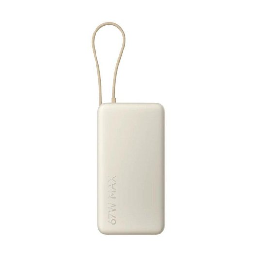 Power Bank Xiaomi 67W 20000mAh Tan USB-C/A Display Digital Sand