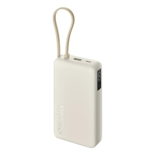 Power Bank Xiaomi 67W 20000mAh Tan USB-C/A Display Digital Sand