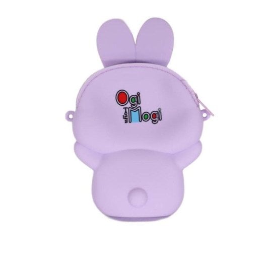 Sac bandoulière Ogi Mogi Bunny silicone violet 14x4x11 cm enfant