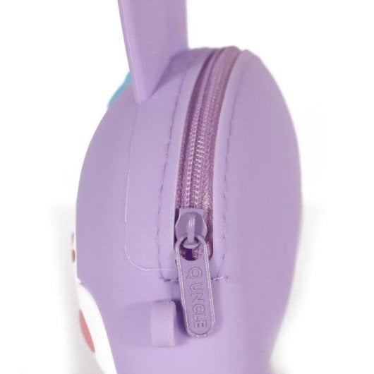 Sac bandoulière Ogi Mogi Bunny silicone violet 14x4x11 cm enfant