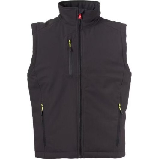 Softshelljacke Payper S01030-P226-13044 XS Herren Grau Schwarz Wasserdicht