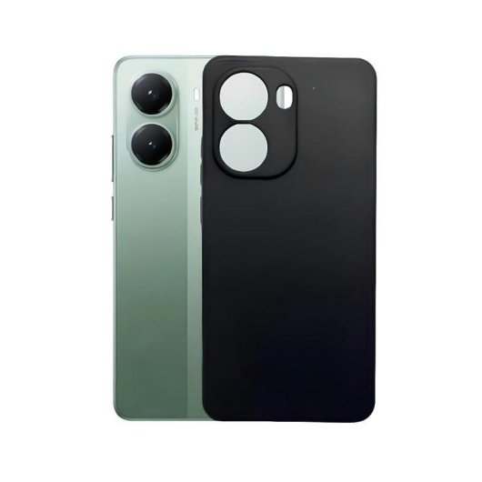 Capa Silicone Forcell Carbon Xiaomi Poco X7 Pro Preta Ultra Fina Antiderrapante