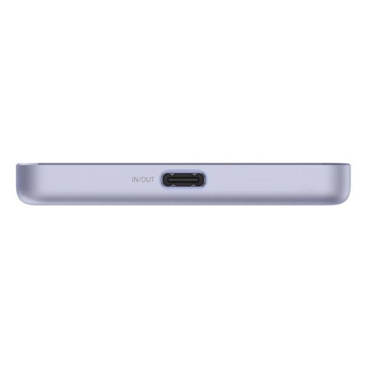 Batería externa Xiaomi UltraSlim 5000mAh violeta carga rápida inalámbrica MagSafe