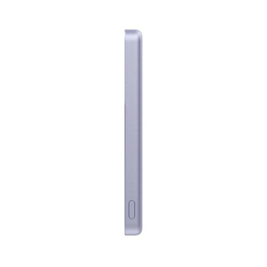 Batería externa Xiaomi UltraSlim 5000mAh violeta carga rápida inalámbrica MagSafe