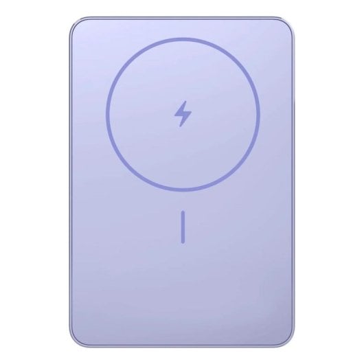 Batería externa Xiaomi UltraSlim 5000mAh violeta carga rápida inalámbrica MagSafe