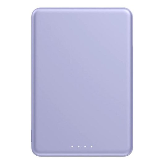 Batería externa Xiaomi UltraSlim 5000mAh violeta carga rápida inalámbrica MagSafe
