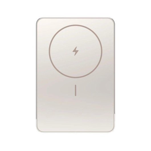 Batería externa Xiaomi Super Slim 5000mAh 22,5W USB-C carga inalámbrica MagSafe dorada