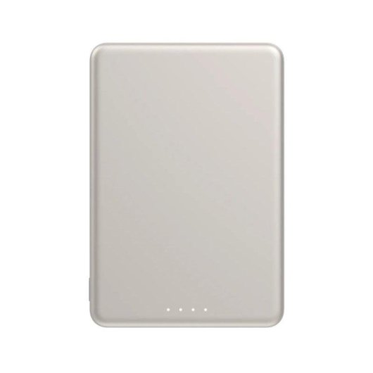 Batería externa Xiaomi Super Slim 5000mAh 22,5W USB-C carga inalámbrica MagSafe dorada