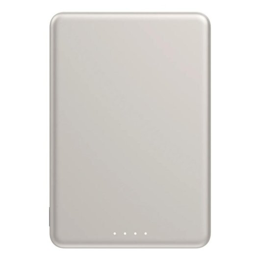 Batería externa Xiaomi Super Slim 5000mAh 22,5W USB-C carga inalámbrica MagSafe dorada