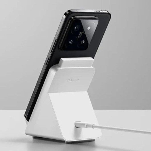 Carregador Xiaomi 80W Adaptive Wireless Stand Branco carregamento rápido sem fios