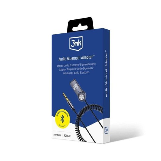 Adaptateur audio 3MK Bluetooth Microphone Bluetooth 5.4 3,5 mm Plug & Play