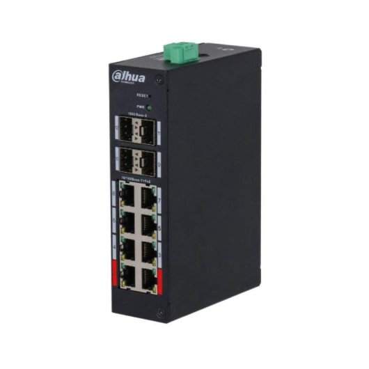 Switch Dahua HS4412-8ET-120 12 puertos PoE 4 SFP 120 W gestión avanzada