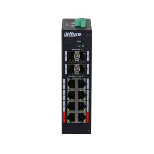 Switch Dahua HS4412-8ET-120 12 puertos PoE 4 SFP 120 W gestión avanzada