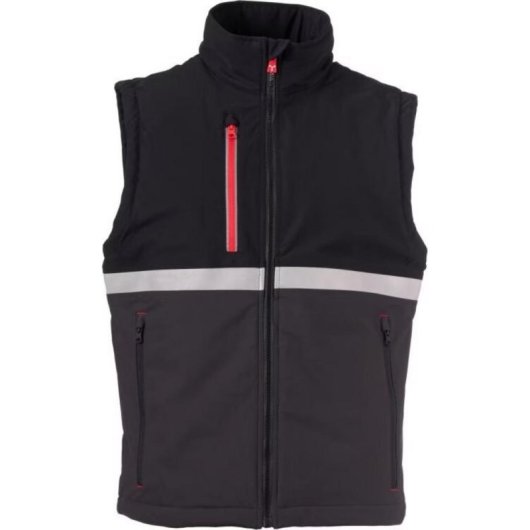 Softshelljacke Payper S01032-P226-13044 Herren Nylon Anthrazit Schwarz WP8000mm