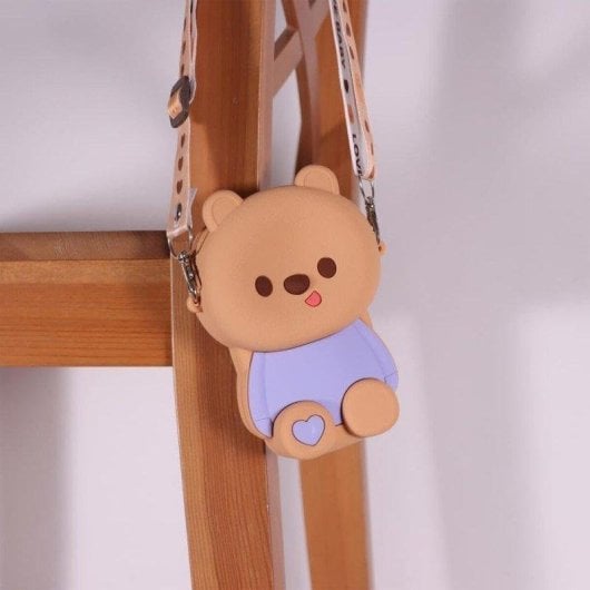 Sac bandoulière Ogi Mogi Baby Bear silicone multicolore 14x5x10 cm