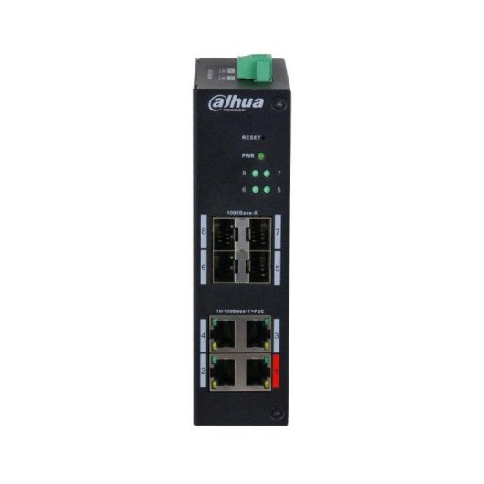 Switch Dahua DH-HS4408-4ET-60 8 ports Gigabit PoE boîtier métal gestion VLAN