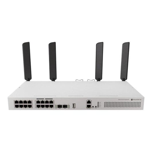 Switch Mikrotik CRS418-8P-8G-2S+5axQ2axQ-RM Gigabit 19 ports PoE Wi-Fi 6 1U rack