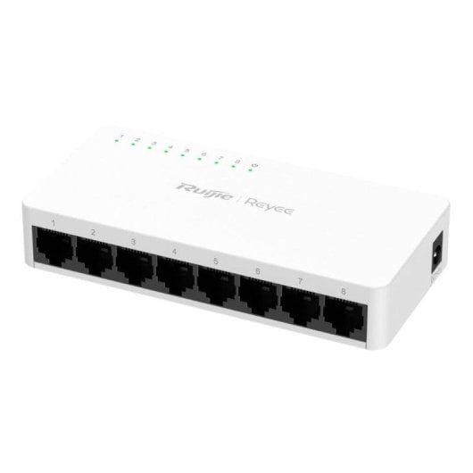 Switch Ruijie RG-ES08F 8x RJ45 10/100Mbps Branco Compacto