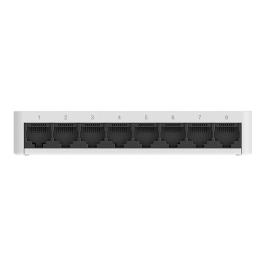 Switch Ruijie RG-ES08F 8x RJ45 10/100Mbps Branco Compacto