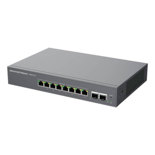 Switch Grandstream GWN7721P 8 ports 2,5GbE PoE+ 2 ports SFP+ 10Gbps