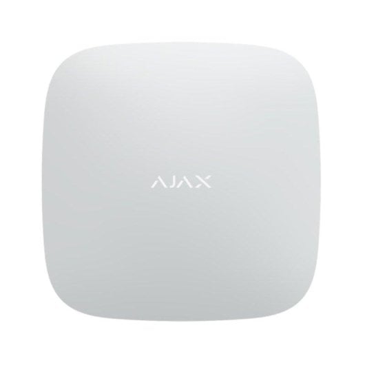 Repetidor Ajax Rex2 868MHz Jeweller Wings Branco alcance até 1700m Ethernet