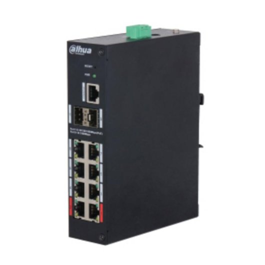 Switch Dahua HS4210-8GT-110 8 ports 1GbE PoE+ 2 SFP 20Gbps Desktop