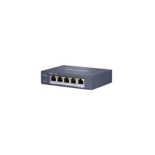 Switch Hikvision DS-3E0505HP-E 4x PoE Gigabit 1x Uplink RJ45/SFP Metallgehäuse
