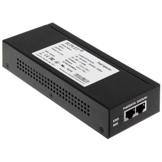 PoE-Adapter Hikvision LAS60-57CN-RJ45 60W Gigabit Ethernet erweiterter Schutz
