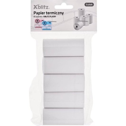 Rotolo carta termica Xblitz Flash 9,1 cm bianco confezione 5 pezzi