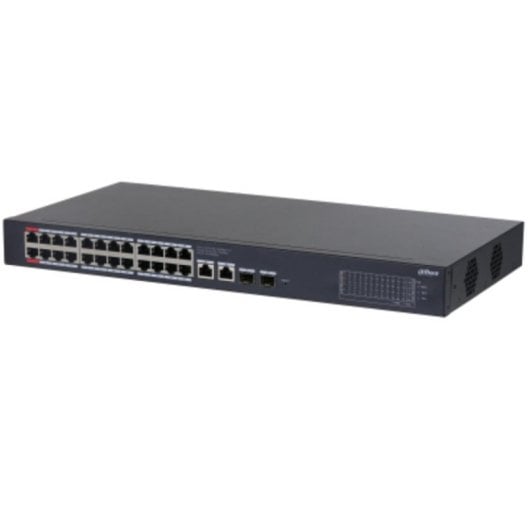 Switch Dahua CS4228-24GT-375 28 Ports Gigabit PoE Rackmontage Metallgehäuse