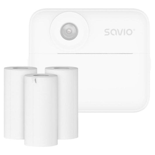 Carta termica Savio PA-19 autoadesiva 57 mm 3 rotoli per fotocamera istantanea