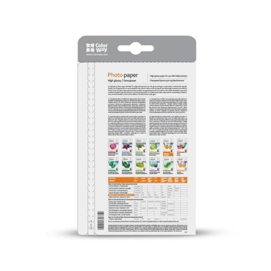Papel fotográfico Colorway PG1800504R brillo 180 g/m² 10x15 cm 50 hojas