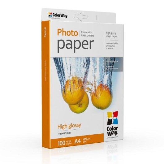 Fotopapier Colorway PG200100A4 Glanz A4 200 g/m² 100 Blatt