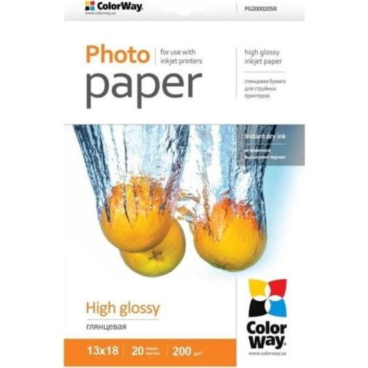 Fotopapier Colorway PG2301004R A4 Glanz 230 g/m² 100 Blatt