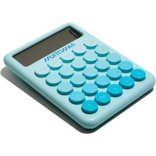 Calcolatrice Muitomas CALCULATORLB 12 cifre desktop blu chiaro