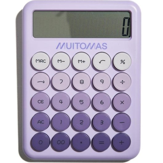 Calcolatrice Muitomas CALCULATORVL 12 cifre desktop viola