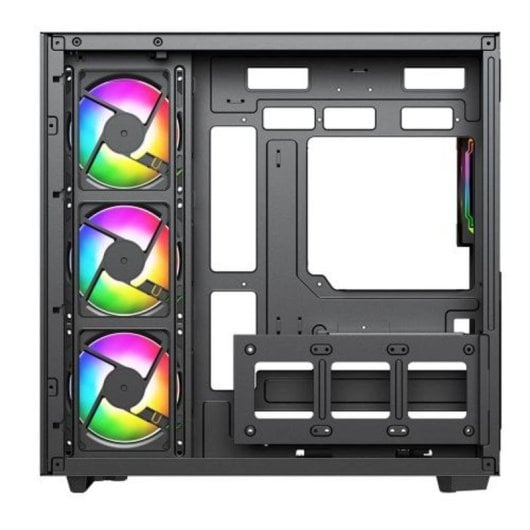 Caja de ordenador Vida Edge torre ATX vidrio templado RGB negra