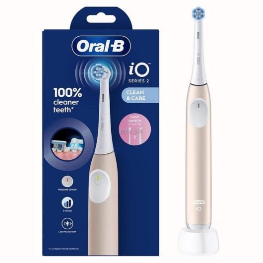 Elektrische Zahnbürste Oral-B iO2 Calm Pink Drucksensor 3 Reinigungsmodi