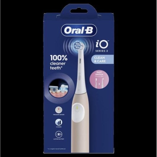 Elektrische Zahnbürste Oral-B iO2 Calm Pink Drucksensor 3 Reinigungsmodi