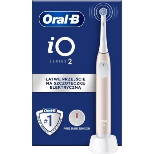 Elektrische Zahnbürste Oral-B iO2 Calm Pink Drucksensor 3 Reinigungsmodi