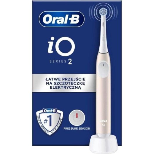 Escova de Dentes Oscilante Rotativo Oral-B iO2 Calm Pink 3 Modos Sensor Pressao Temporizador